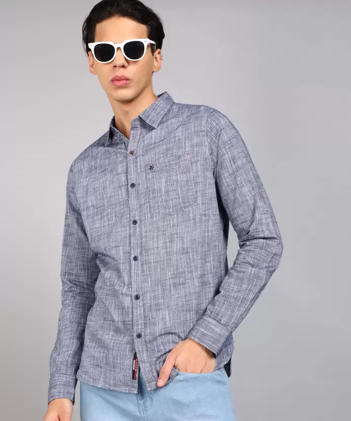 Men Printed Spread Collar Casual Shirt