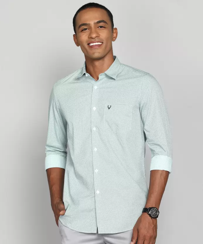 Men Printed Spread Collar Casual Shirt